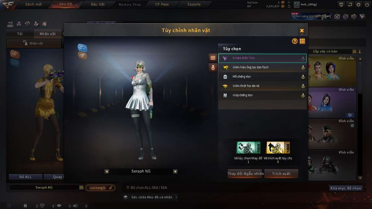 shop acc cf uy tin gia re